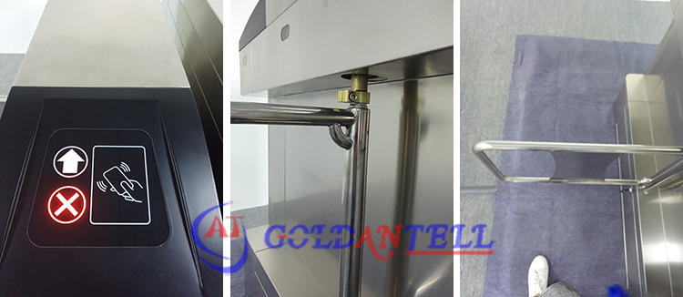 swipe card access control turnstile gate for wheelchair