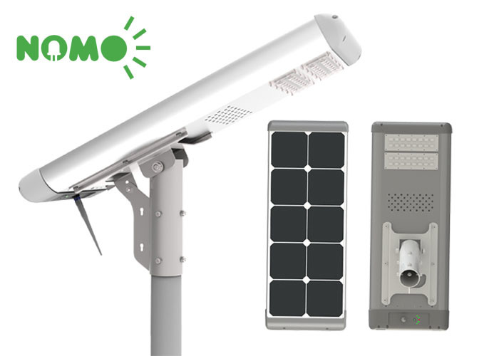 2000 LM Wireless Motion Sensor Street Lights AL Material Over 21% Transfer Rate