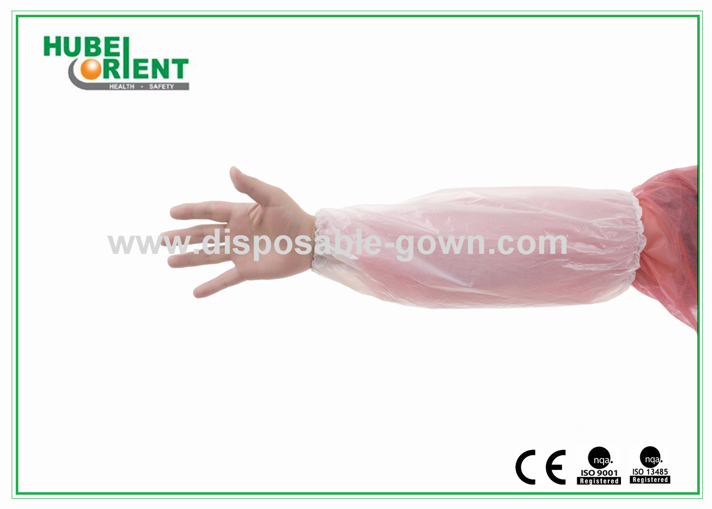 Free Size Disposable PE Oversleeves For Protecting Arm