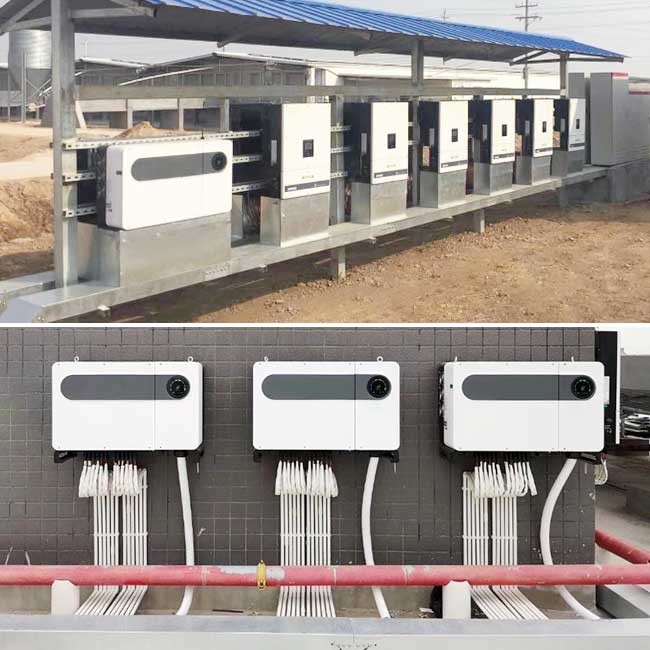 50KW Solar Wind Inverter 3 Phase Solar Inverter Ground Mounted Smart Cooling