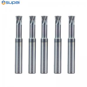 China M1 - M12 Metric Thread End Mill Tungsten Carbide Router Bit For Metal Aluminum on sale