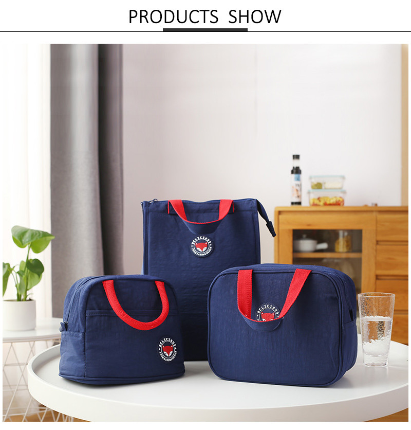 Waterproof Folding Insulated Kid Lunch Bag For Picnic