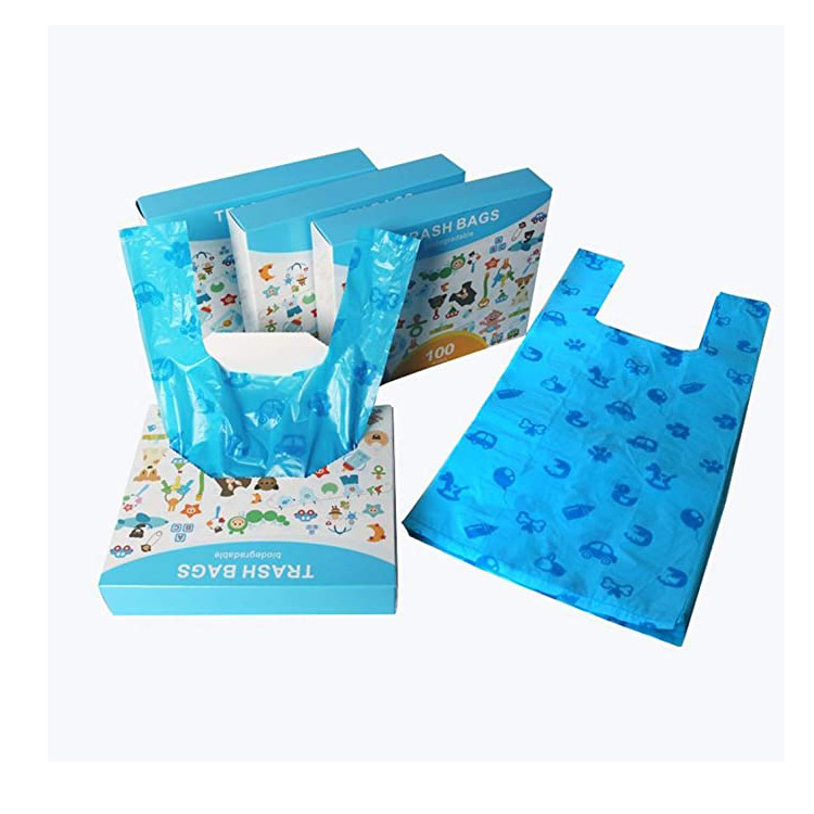 2.5''*1.1'' Biodegradable Dog Poop Bags , 2.49 Pounds Pet Trash Bags