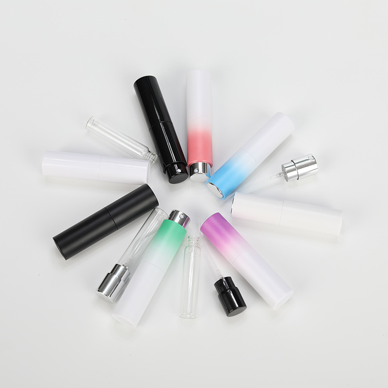 Engraving Surface 5ml 8ml 10ml Mini Empty Clear Spray Bottle Refillable Glass Perfume Sample Atomizer Tester for Perfume