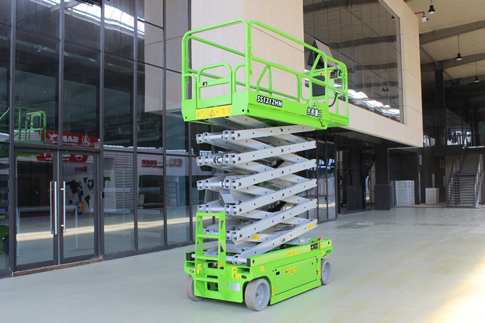 Open Hydraulic System 3.5km/H 11.8m Scissor Sky Lift Platform