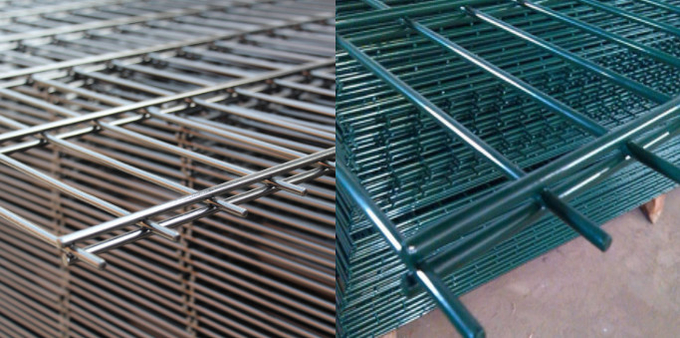 Galvanized Double Loop Wire Fencing For Industry 75*150mm Hole