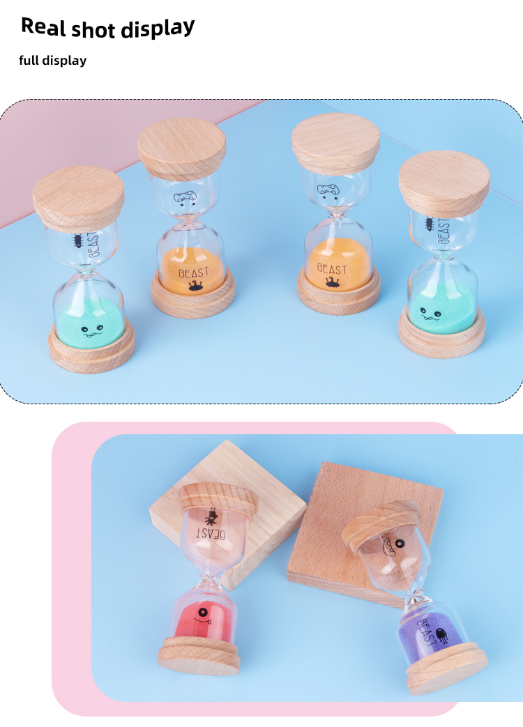 Custom Sand Tea Timer Hourglass , Minimalist Hourglass Decorative