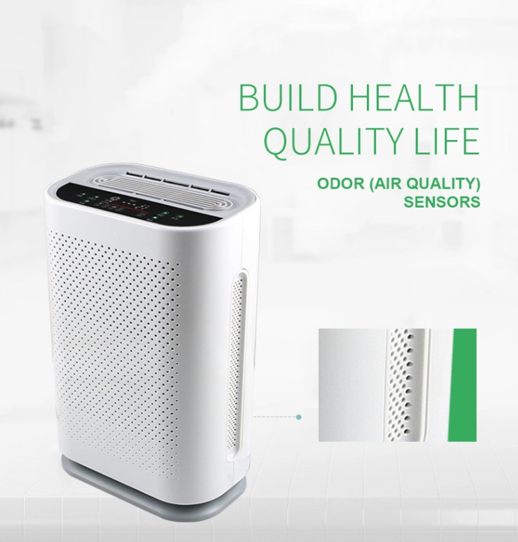 Kitchen Electronic PM2.5 commercial hepa air purifier copper Motor