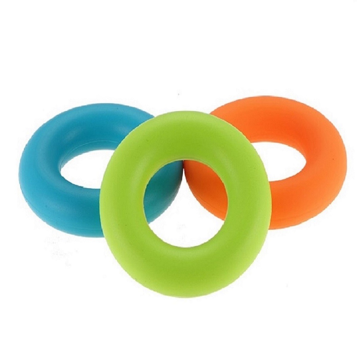 1.8cm Forearm Silicone Forearm Exerciser Hand Grip Strengthener Of 3 Level Resistance