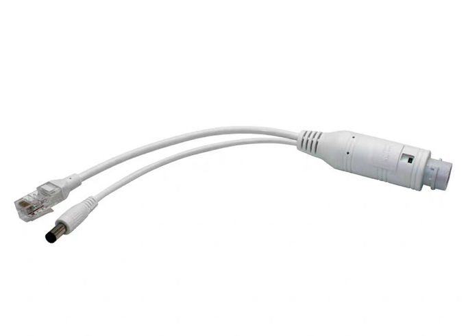 Mini Waterproof PoE Splitter 10/100M 48V to 12V for POE switch and IP Cameras