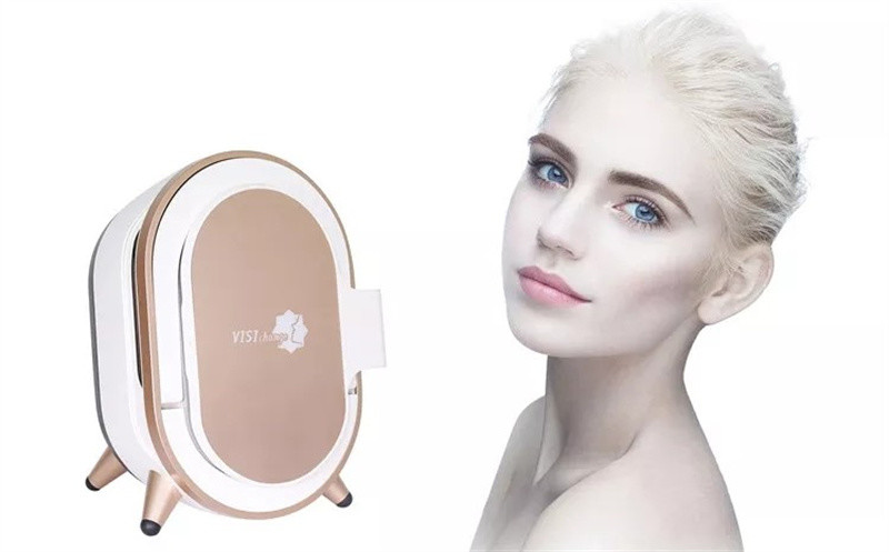 Portable Ai 20 Million Facial Scanner Skin Analyzer 3d Uv Magic Mirror