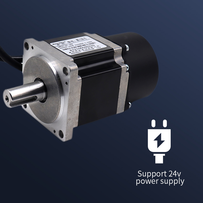 Low Noise 2500RPM 200W 60mm Servo Motor DC 24V With Not Gearbox