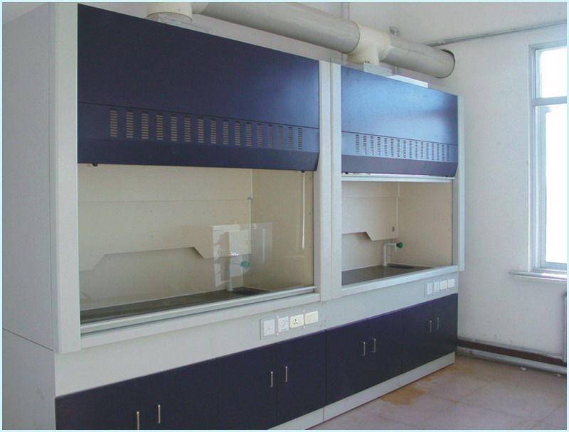 Cold Rolled Steel Laboratory Fume Hood , Large Solid Benchtop Fume Hood