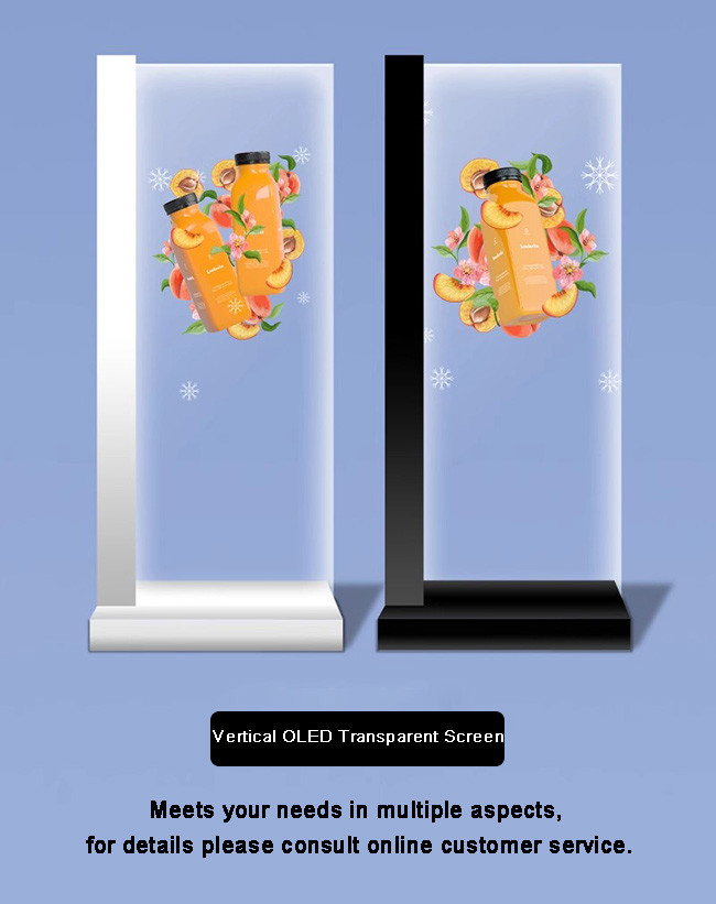 Ultra HD Transparent OLED Signage 21.5" See Through OLED Screen