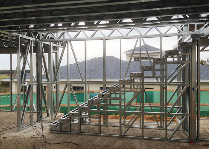 Fast Assemble Light Steel Structure Prefabricated Villa In AU/EU/US Standard With Two Floor