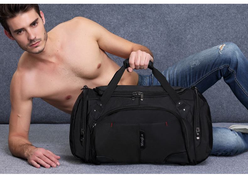 Water Resistant Male Sports Weekend Bag Carry On Duffle Bag OEM/ODM