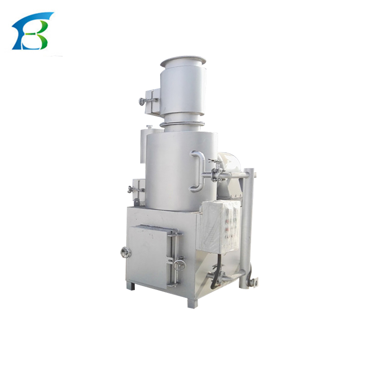 Animal Cremation Waste Incinerator with 100-500kg/h Capacity and Customized Color