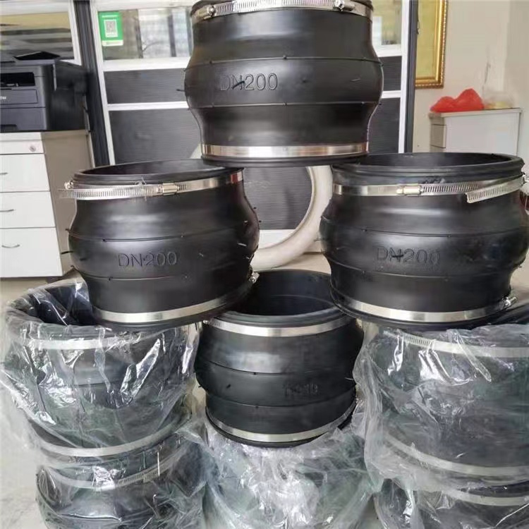 Anti Vibration DIN 304 Clip-On Rubber Flexible Bellows Rubber Flex Joint