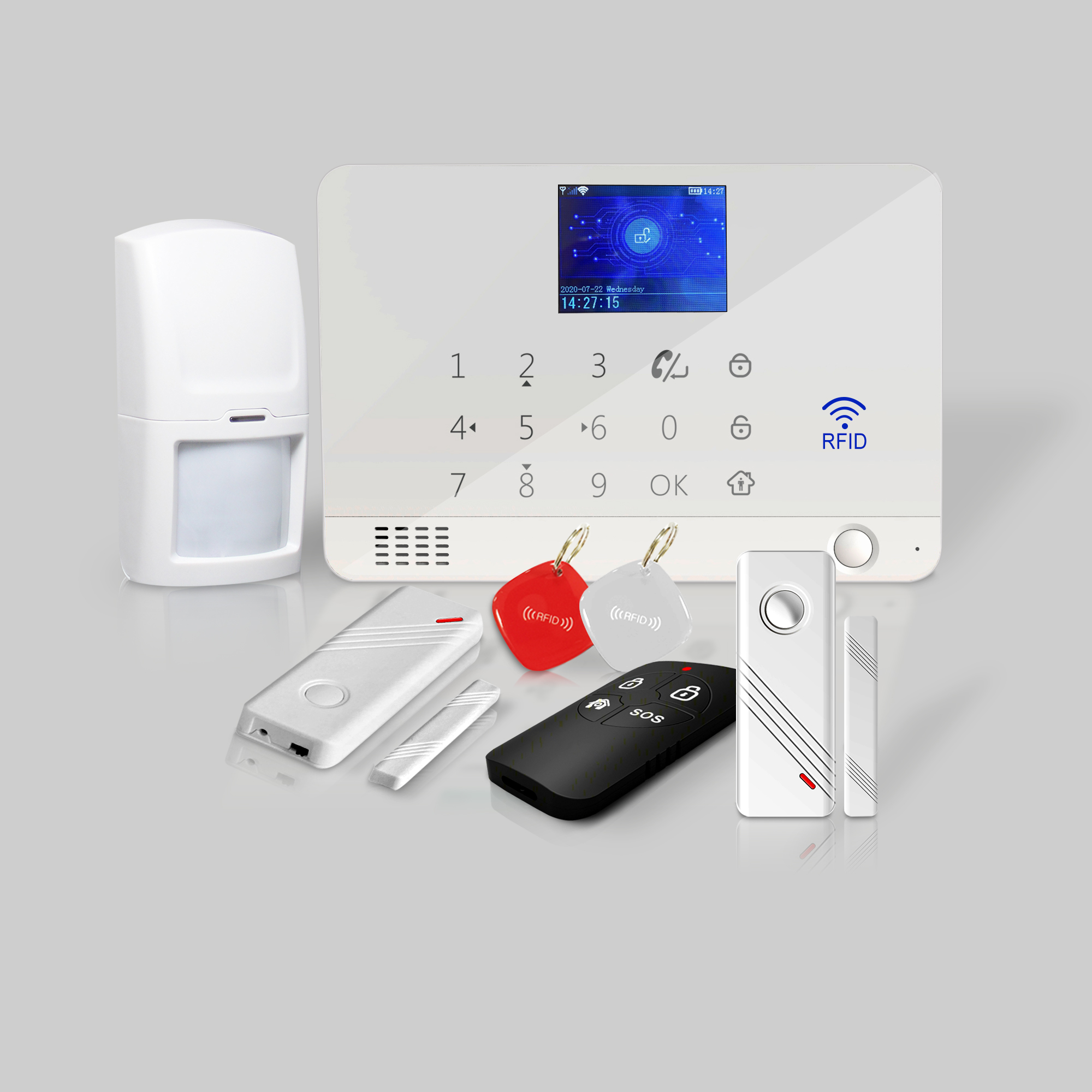 WIFI GSM Homesafe Security System Wireless House Burglar Alarm