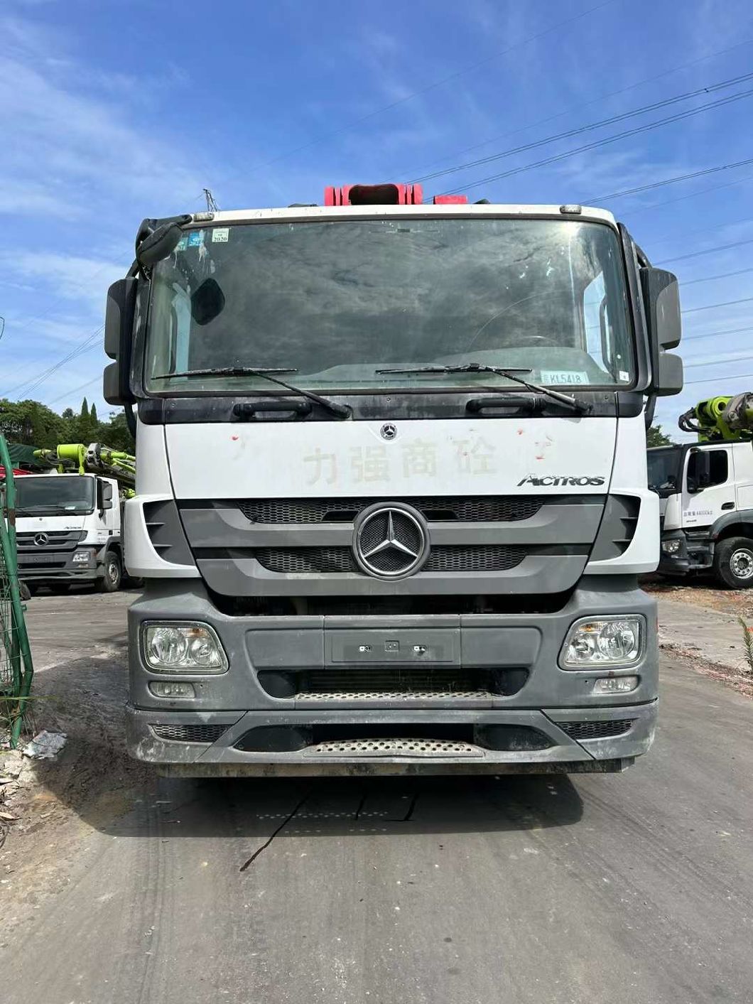 2019 Heavy Equipment 56m Concrete Pump Truck Concrete Boom Pump Truck Mounted Pump Mercedes Benz