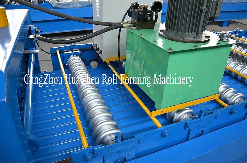 Steel Silo PPGI Corrugated Roll Forming Machine For 0.7mm Roof Sheet