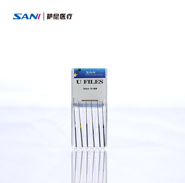 Stainless Steel Dental Ultrasonic Scaler Endo Flushing Rotary U File Root Canal Cleaning