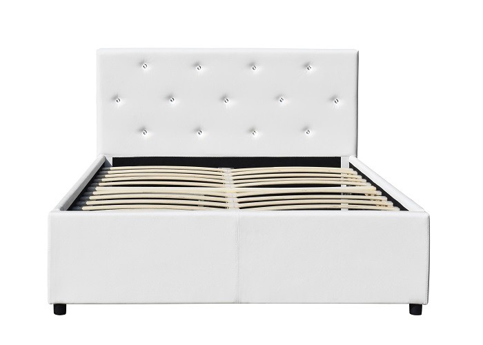 Sunny Modern Faux Leather Storage Bed Double Size With Drawers OEM
