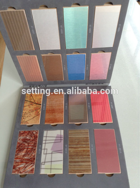 Metal color high glossy uv mdf ,uv particle board
