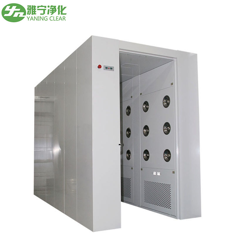 YANING GMP Modular System Clean Room Intelligent Air Shower Tunnel For Pharmaceutical