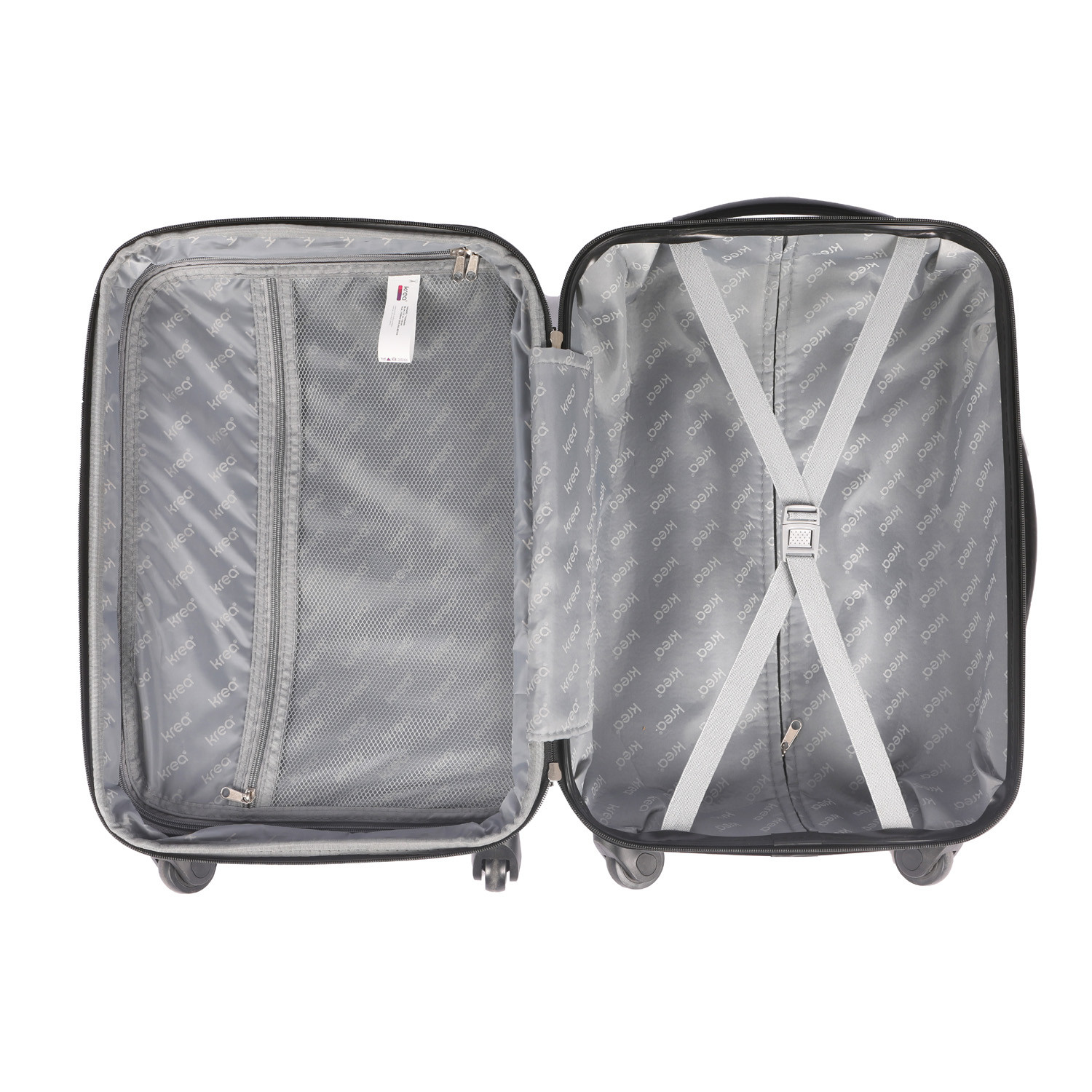 #8 Zipper 190T Lining Spinner Wheel ABS Hard Luggage