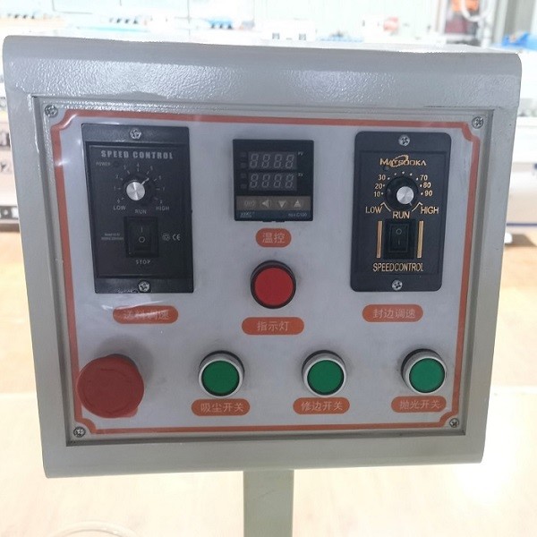 sandwich board Automatic Edge Banding Machine Adjustable Bevel Angle