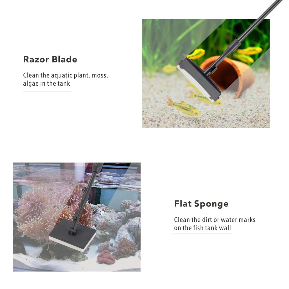 Freshwater Hygger Fish Tank Cleaning Tools