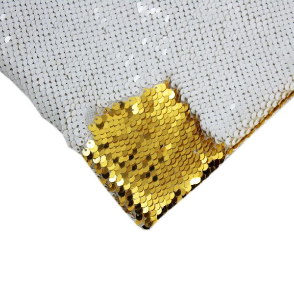 Custom-Made Double Sided Sublimation Reversible Gold Mermaid Printed Sequin