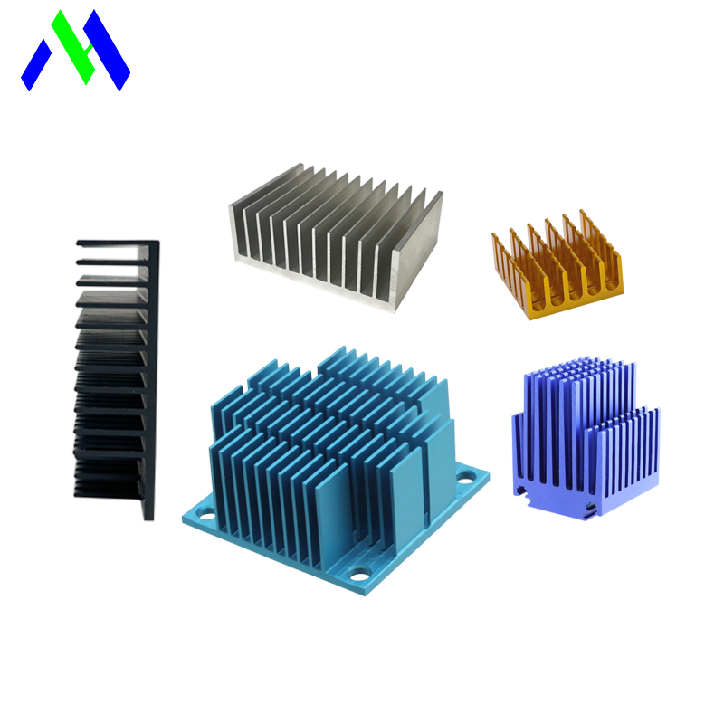 Square Multipurpose Anodized Heat Sink , Anti Corrosion CNC Heatsink