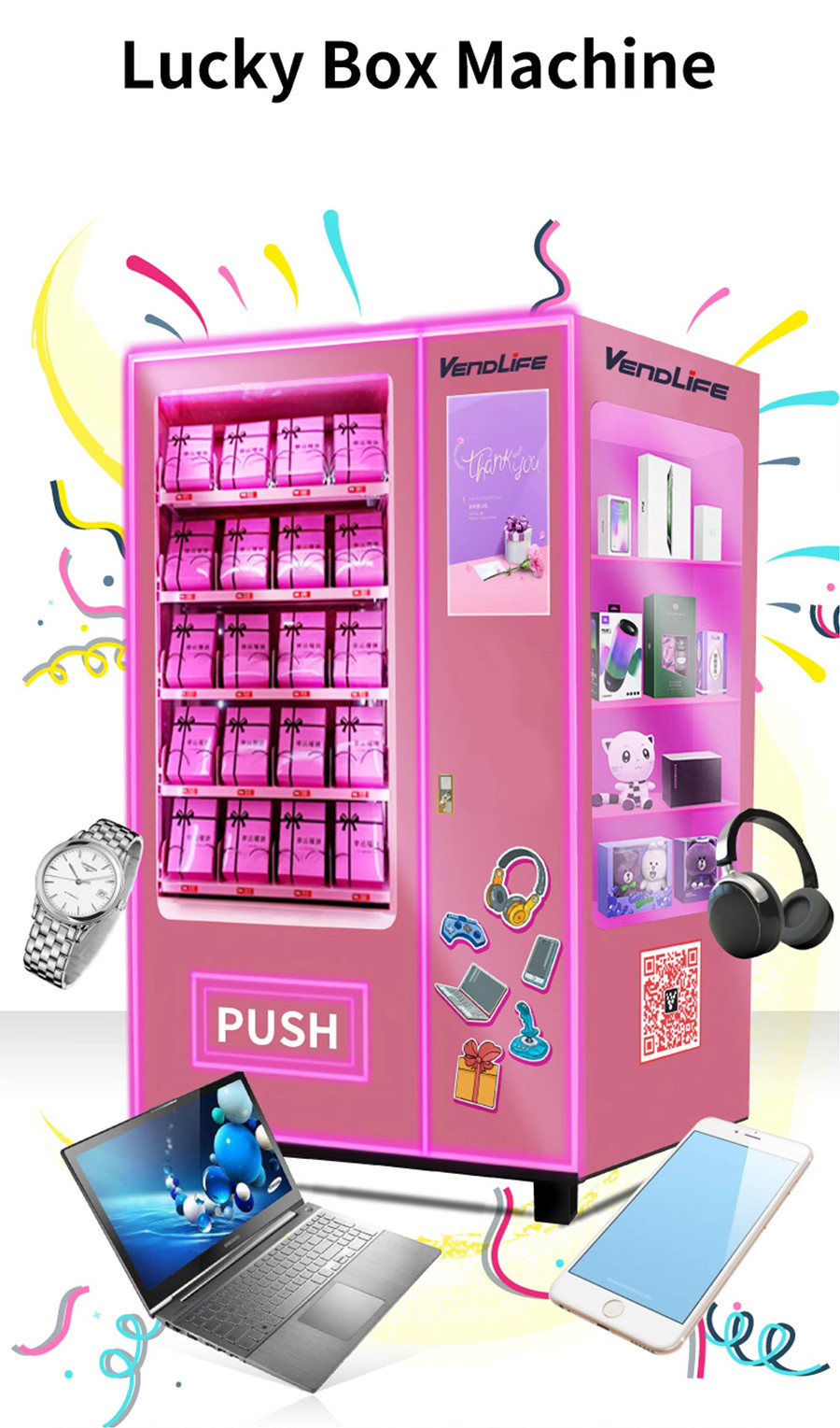 Popular Beauty Retail Items Cosmetics Combo Vending Machine Self Service Small Lash Automatic Hair Eyelash Vending Machi