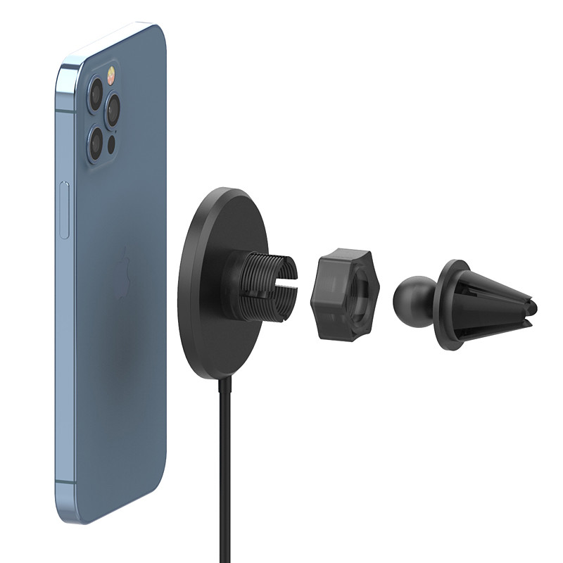 15W Magnetic Car Vent Mount Wireless Car Charger for iPhone 12 Series