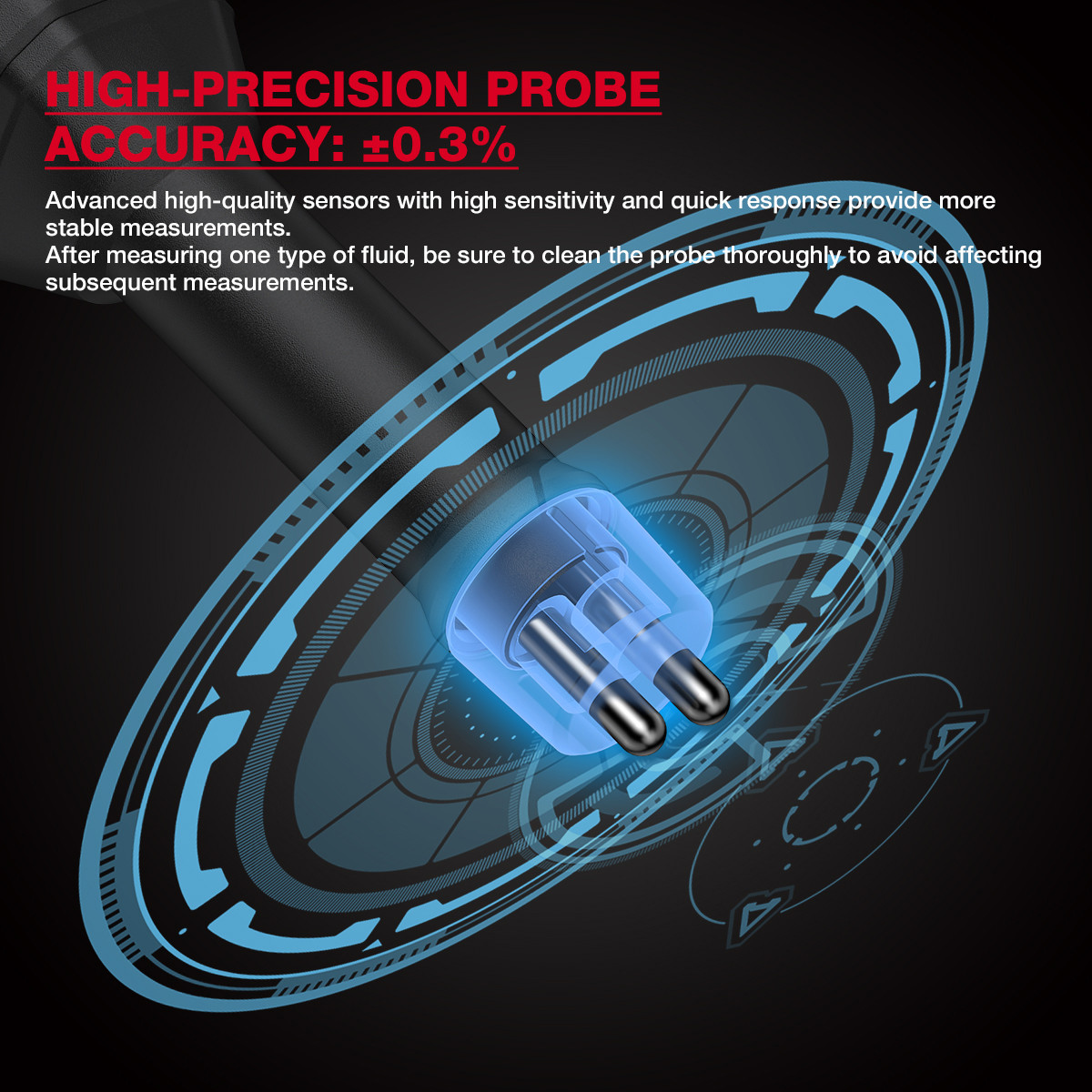 HT663 Car Brake Fluid Tester Meter Liquid Oil Tester Analyzer For DOT3 DOT4 DOT5.1 Brake Oil Quality Check Pen