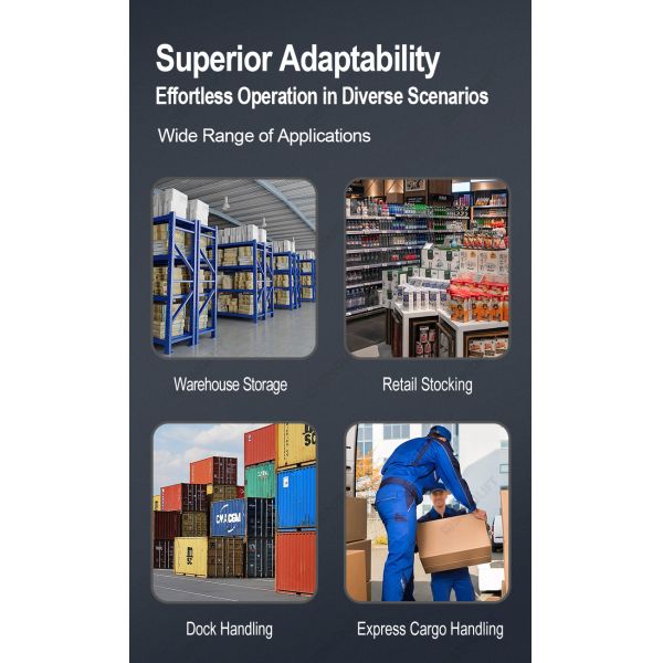 Sinolift CQDX15 CQDX20 Pedestrian Scissors Electric Reach Stacker