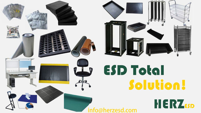 Movable ESD PU Leather Backrest Office Chair Antistatic