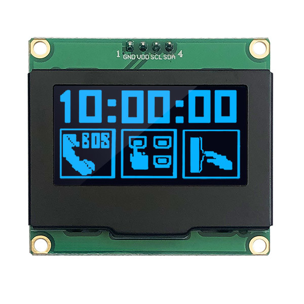 1.54 Inch Graphic OLED Display SSD1309 128x64 Dots Resolution I2C Interface