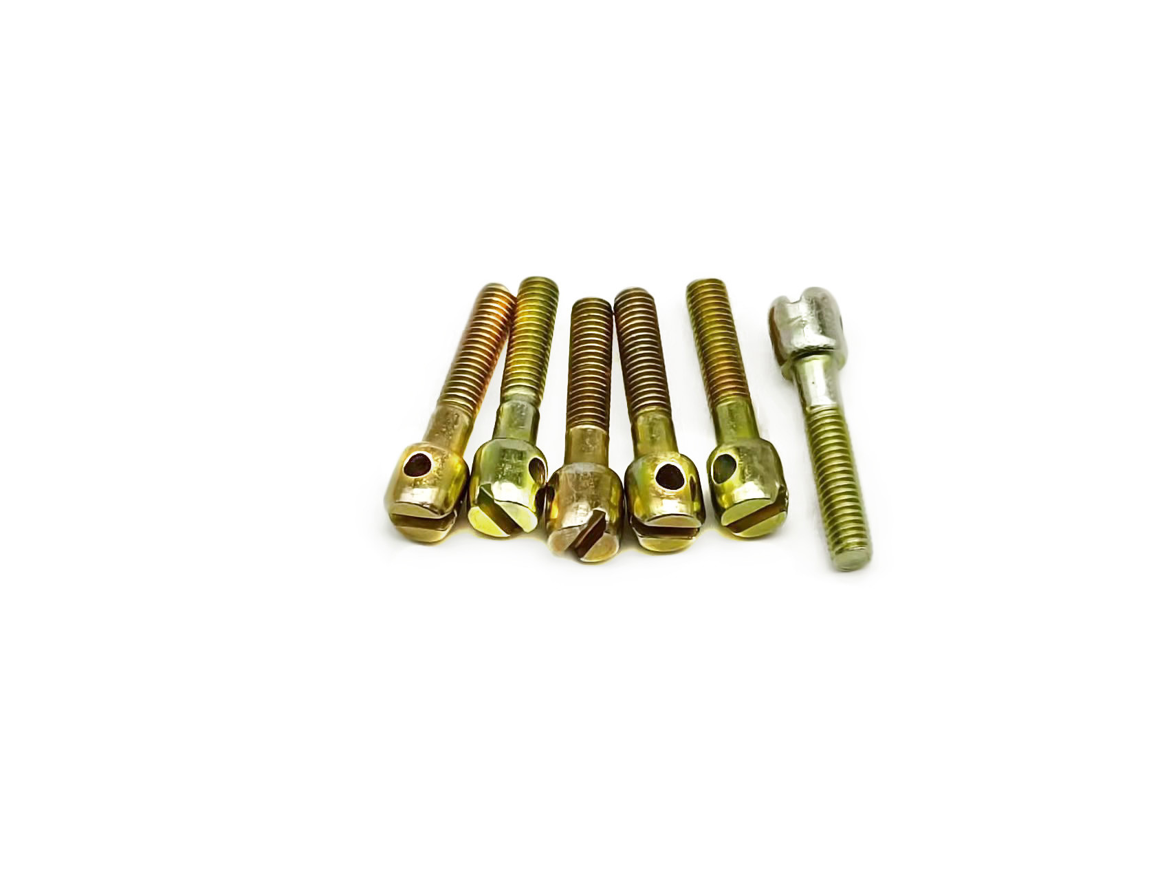 Carbon Steel Single Slot Single Hole Plated Zinc Meter Screws M3*16 