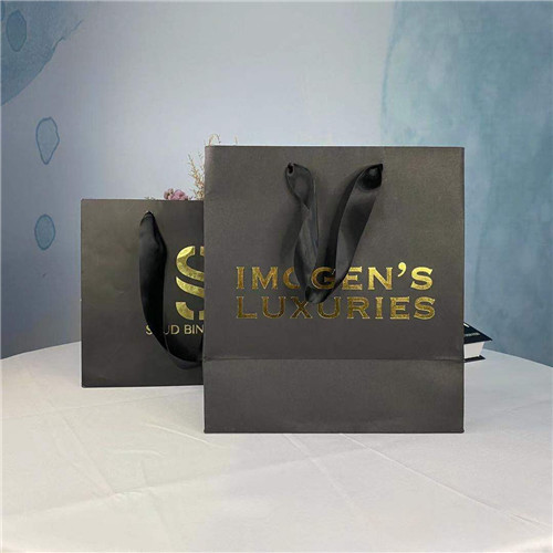 Recyclable Logo Custom Printed Paper Bags For Shopping