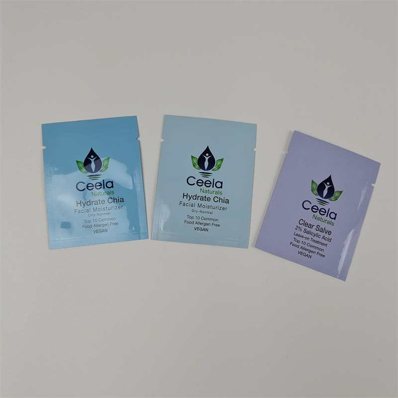 Snacks and Coffee Bean Small Foil Pouch Packaging For Samples