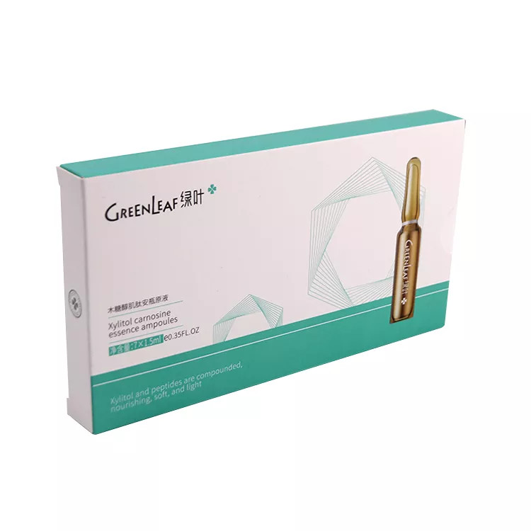 Essence Ampoules Cosmetic Packaging Boxes Printing Full Color Sleeve