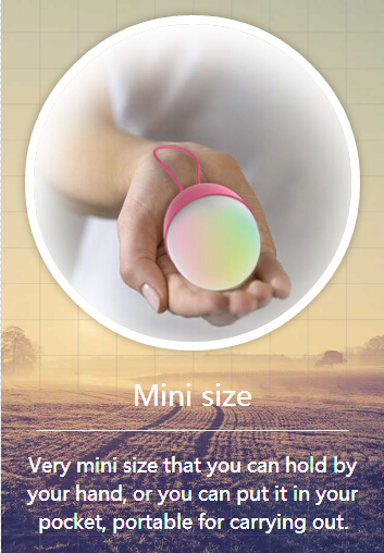LED light Bluetooth speaker round smart egg bluetooth portable speaker