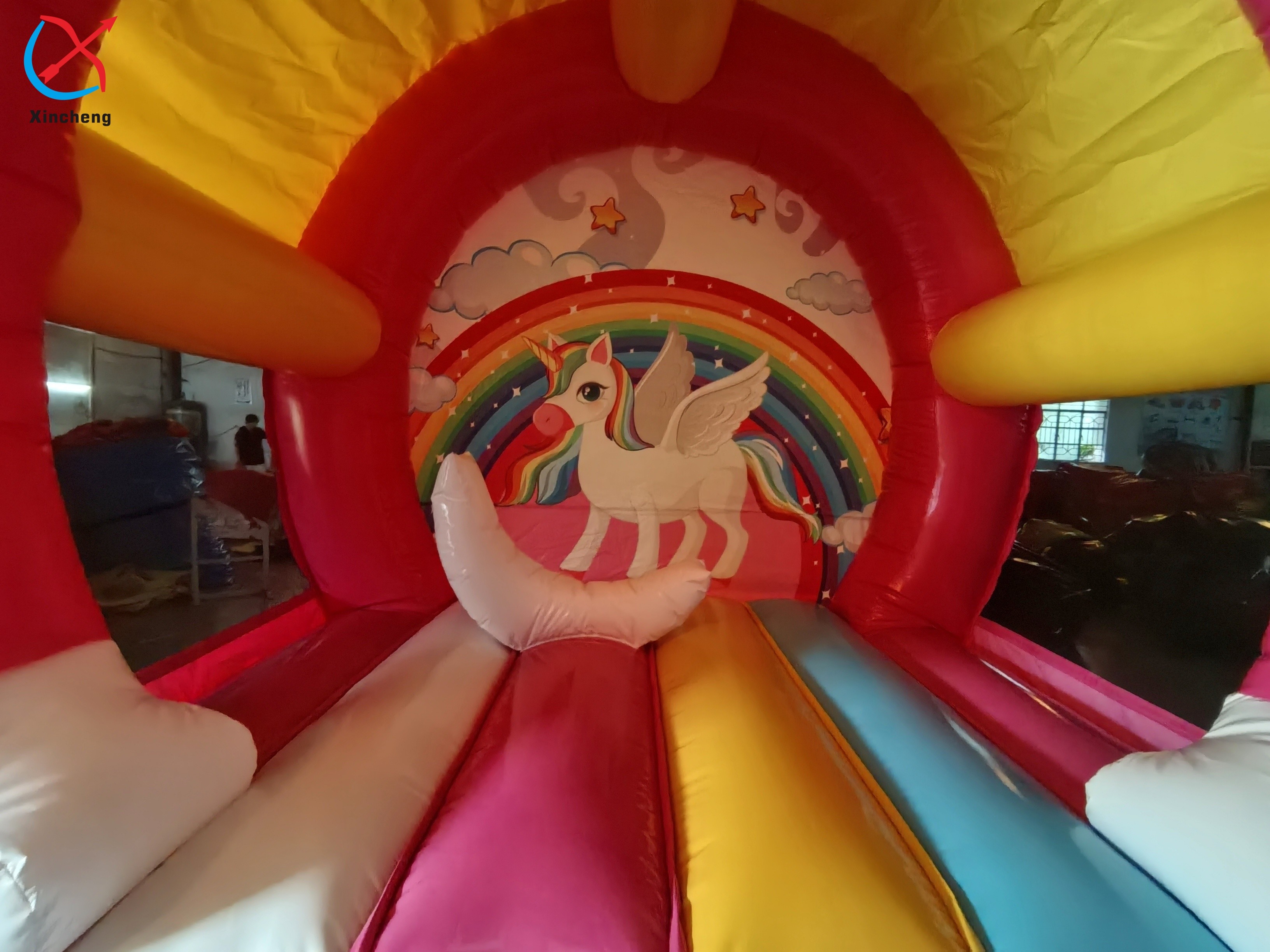 Commercial Inflatable Unicorne Jump Bouncy Castle Inflatable Bouncer For Kids