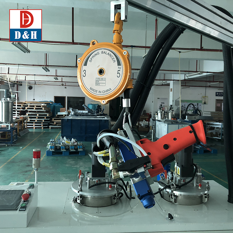 2 Part Resin Dispensing Machine with Hand Gun Semi Automatic AB Glue Mixing Machine