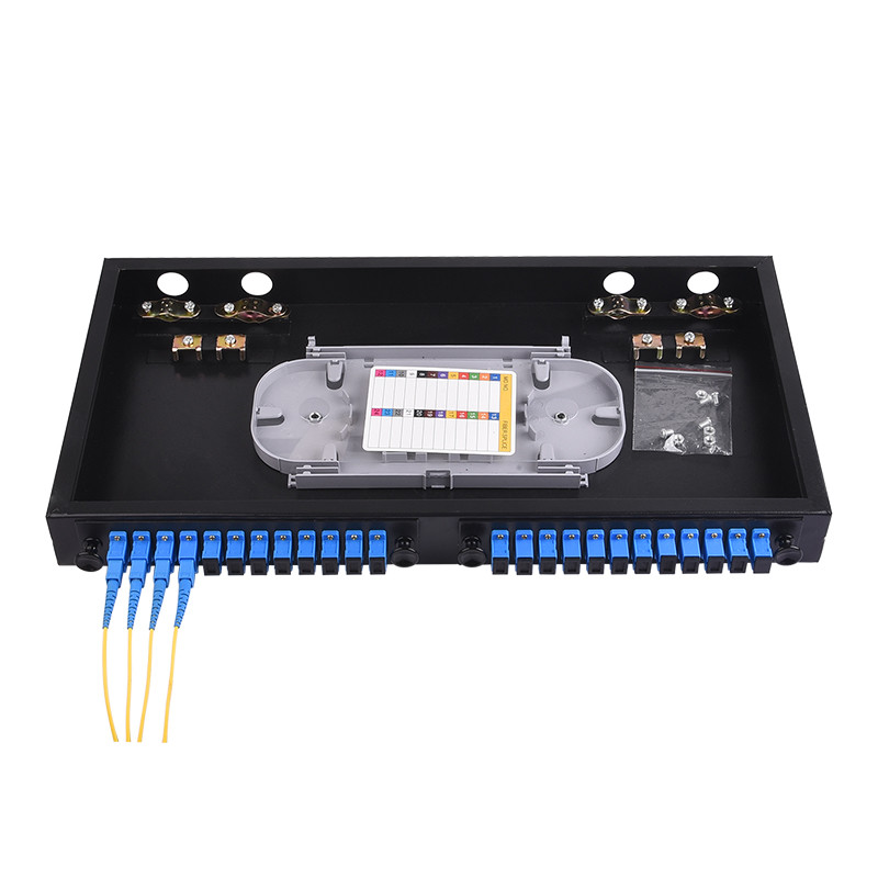 Patch Panel 12 Port 24 Port ODF Optical Fiber Distribution Frame