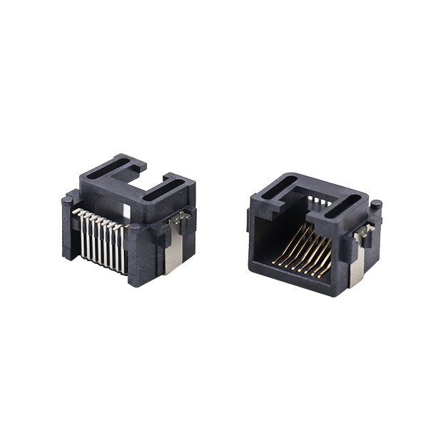Sinking Type Mid Mount RJ45 PCB Connector Female Modular Jack DIP Right Angle