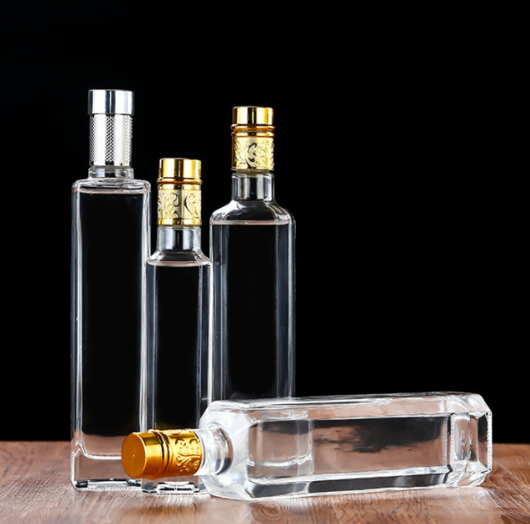 Acceptable Customer's Logo Square Glass Olive Oil Dispensing Bottle for Food Industry